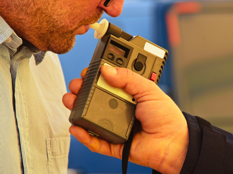 examination of sobriety by a policeman